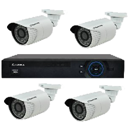 Tantos Simpl – комплект для системы IP видеонаблюдения из 4-х IP камер и NVR